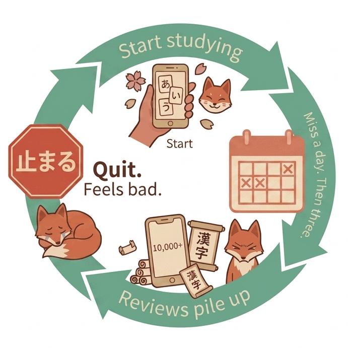 The cycle of language learning burnout: excitement, overwhelm, quitting, repeat
